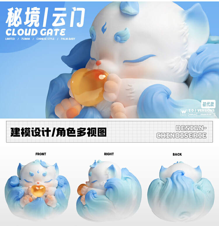 [Cloud Gate Little แรคคูน] Secret Realm Series-Fortune Spirit Beast 6