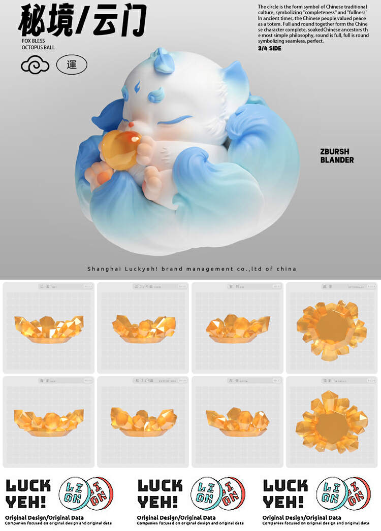 [Cloud Gate Little แรคคูน] Secret Realm Series-Fortune Spirit Beast 7