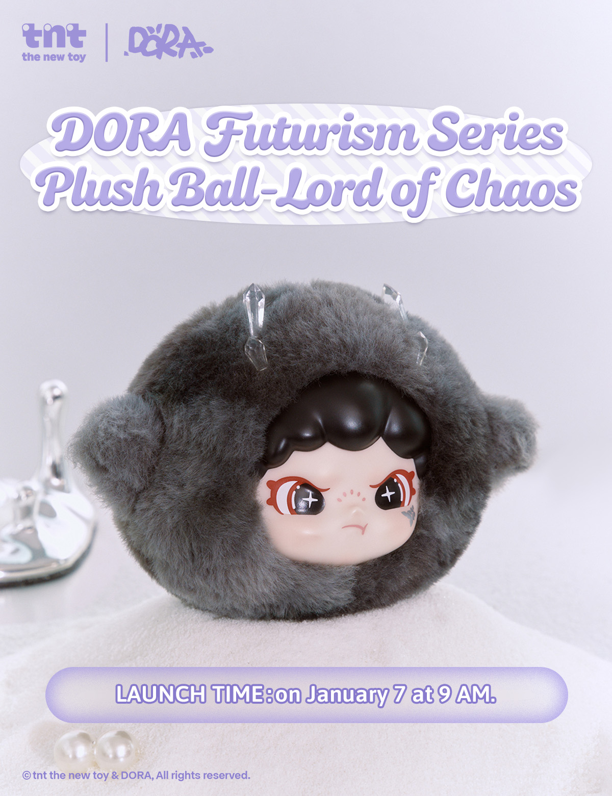 DORA Futurism Series Plush Ball-Lord of Chaos | Buy Blind Box