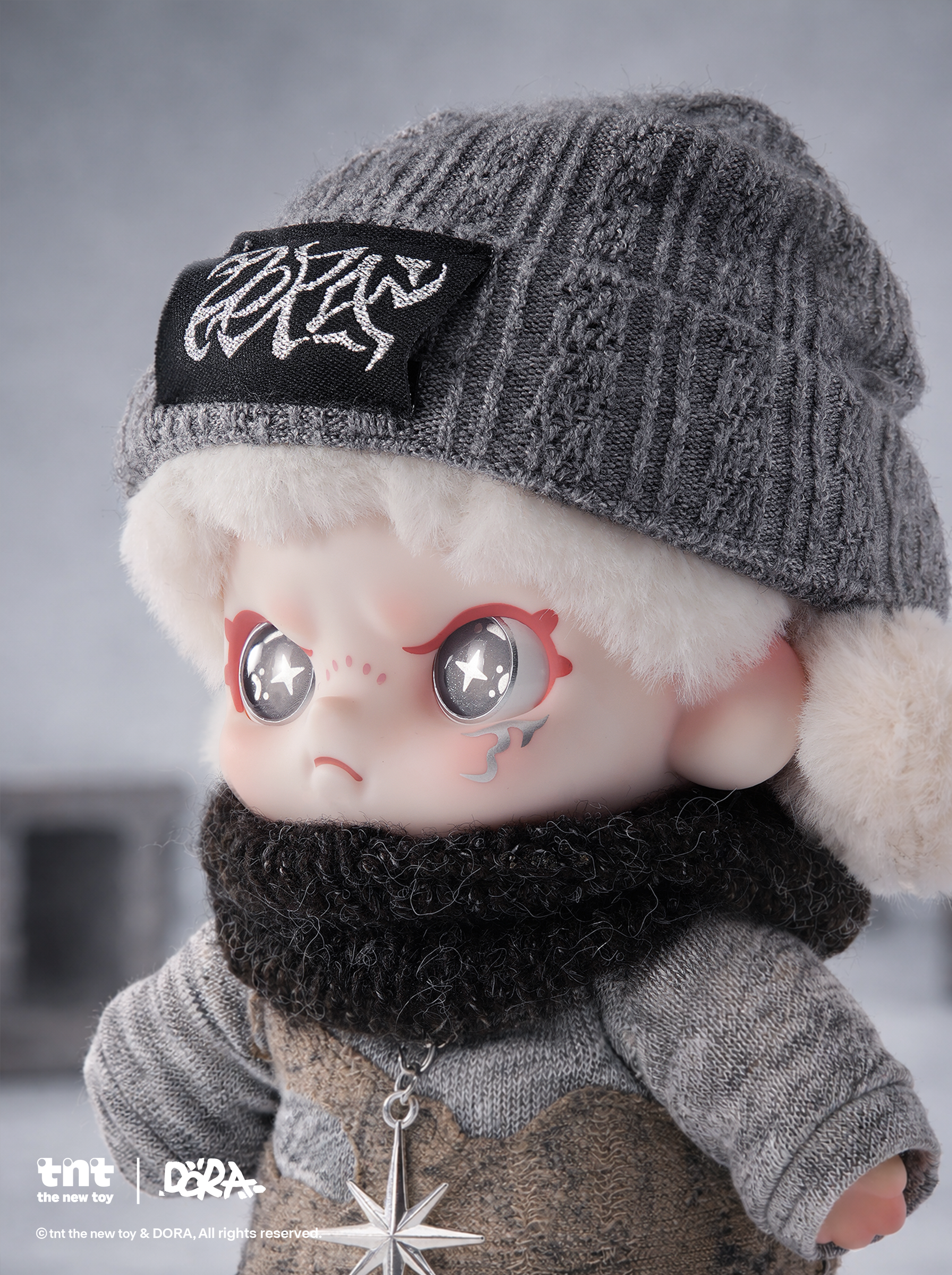 DORA Gray Trend Plush Pendant | Buy Blind Box & Figure - TNTSPACE